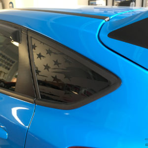 Focus Flag Window Decals 2012-2018 Ford Focus RS ST