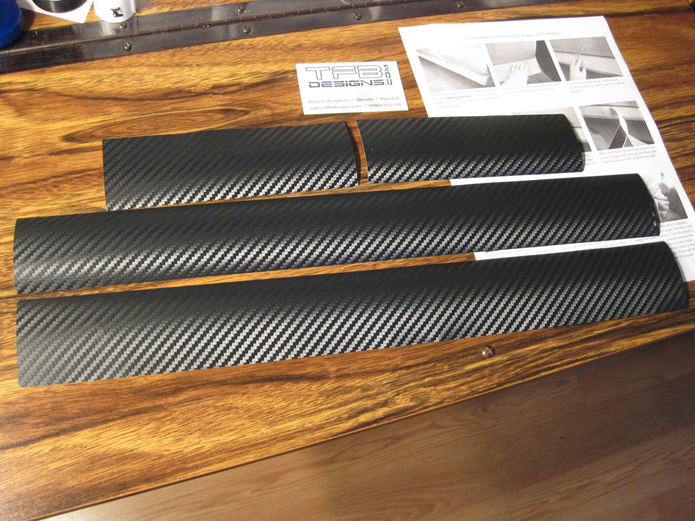 Carbon Fiber Door Sill Overlays 20072008 Honda Fit GD3 TFB Designs