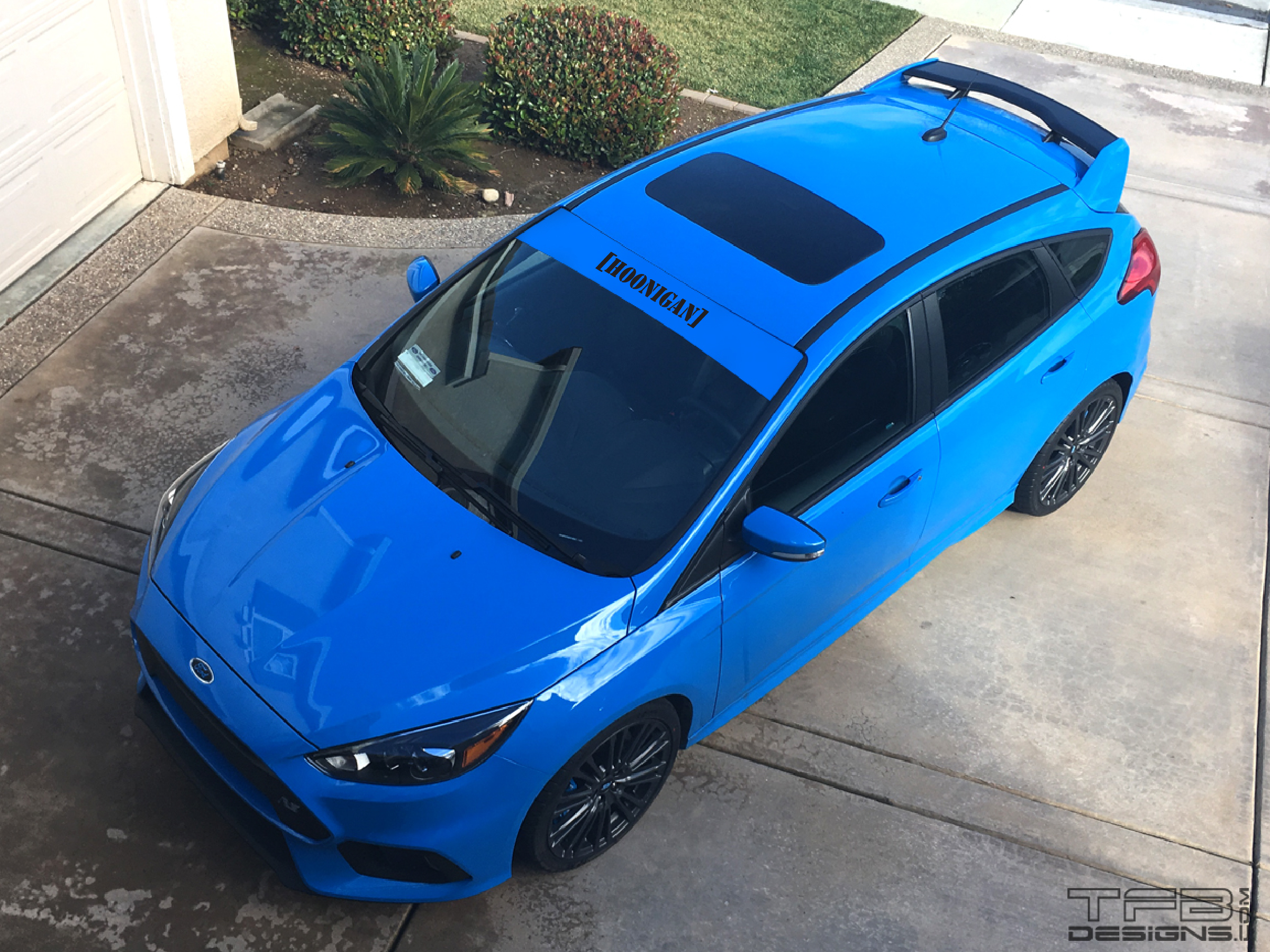 Windshield Banner For 2012 2018 Ford Focus St Rs All Tfb Designs