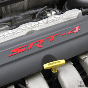 Engine Cover Logo Decal – fits 2003-2005 Dodge SRT-4