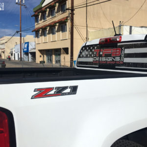 Z71 Off Road Bed Side Decals 2015+ Chevrolet Colorado Silverado