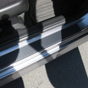 3M Carbon Fiber Door Sill Overlays – 2007-2008 Honda Fit GD3