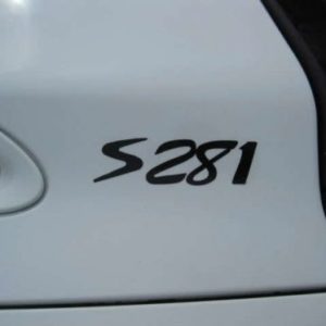 S281 Hood Decals – fits 1994-1998 Ford Mustang Saleen SN-95