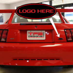 Rear Emblem Decal fits 94-04 Ford Mustang – Logo of Your Choice