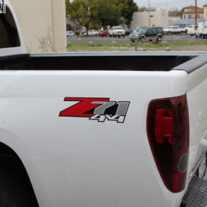 Z71 4×4 Bed Side Decals – Chevrolet Colorado / Silverado x2