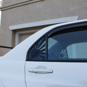 Rising Sun Flag Rear Window Decals – Mitsubishi Evo 8 / Evo 9