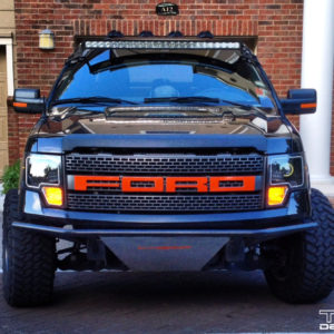 Front Grill Lettering Decals – fits 2010 – 2014 Ford Raptor SVT