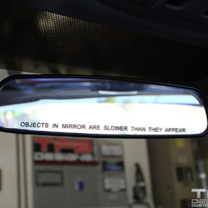 Objects in Mirror are Slower Than They Appear Vinyl Decal