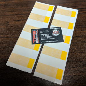 Hood Lift Stripes – Dodge Rumble Bee Yellow Bee Stripe Decal Kit