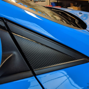 3M Carbon Fiber Triangle Decals- 2012-2018 Ford Focus Hatchback