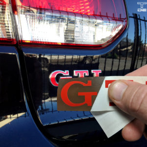 Color Changing Emblem Decals – fits Badges on 2010-2016 VW GTI