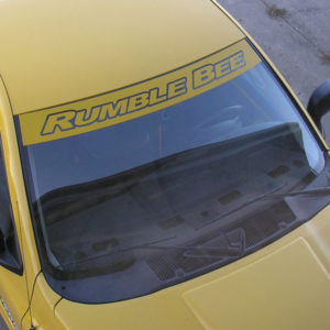 Windshield Banner – fits Dodge Ram / Rumble Bee / Daytona