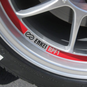Logo Decals for Enkei Wheels- Set of 5- All Enkei Wheels RPF1