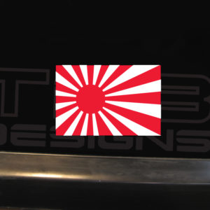 Japan Rising Sun Decal – Several Sizes – JDM Decal Vinyl Sticker