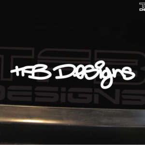 TFB Designs Signature Decal- 6 Inches Colors -Vinyl Sticker