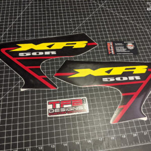 2002-2003 Honda XR50 Graphics OEM Replacement Decals XR50R