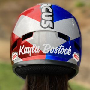 Helmet Name Decal – Your Choice of Color