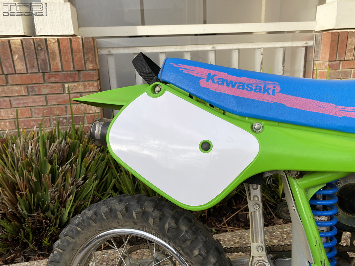 KX60 Number Plate Backgrounds 1990-2002 Kawasaki KX 60 - TFB Designs